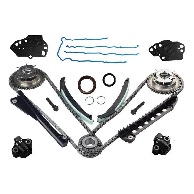 طقم سلسلة التوقيت كام فازر إصلاح محرك كام شافت 3R2Z6A257DA2 لسيارات فورد 2004-2013 54L 3V 24 صمام تريتون إكسبيديشن سوبر ديوتي لينكولن مارك LT